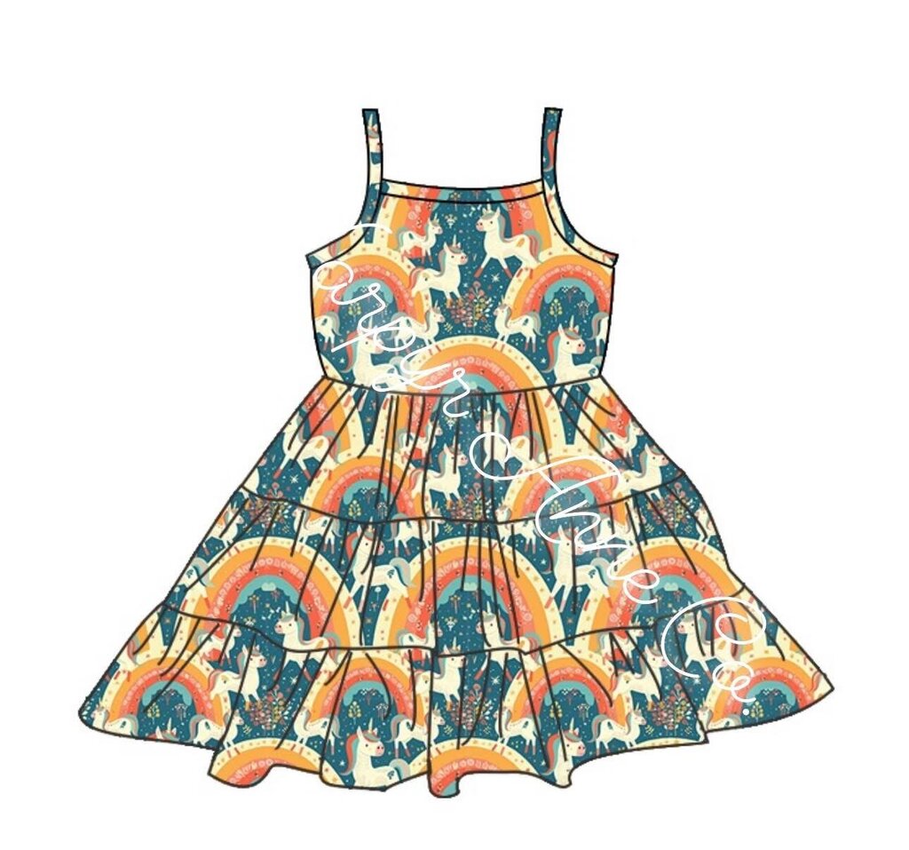 Unicorn Rainbow Dress