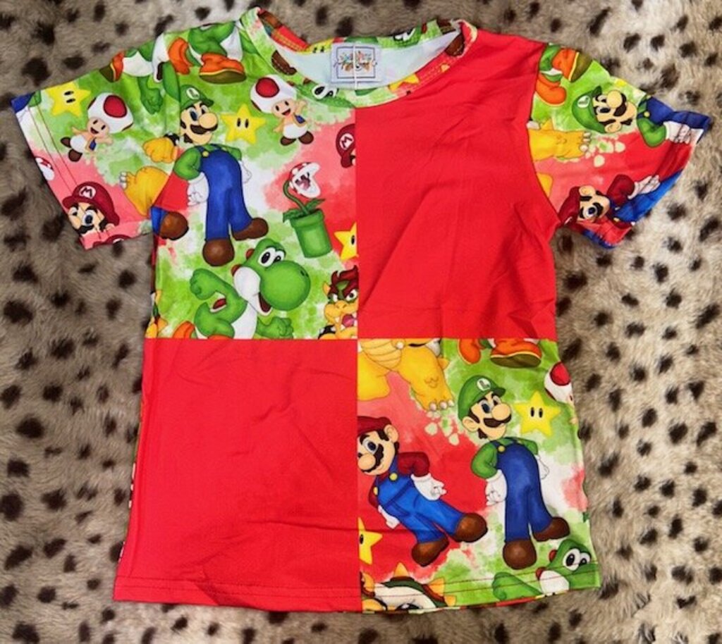 Mario Bros Colorblock Tee