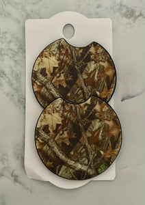 Camo car coasters