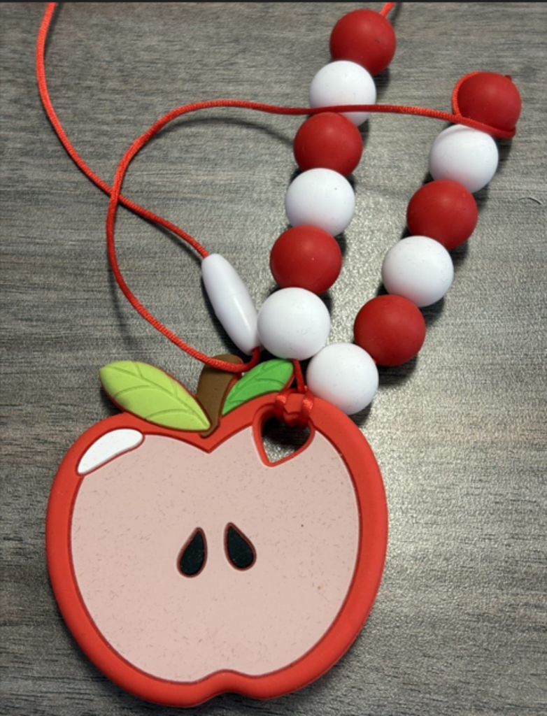 Apple nursing necklace