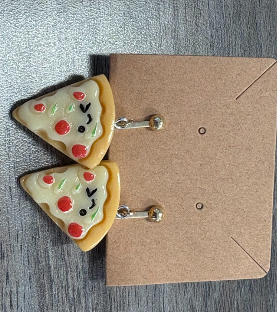 Slice of Pizza clip ons