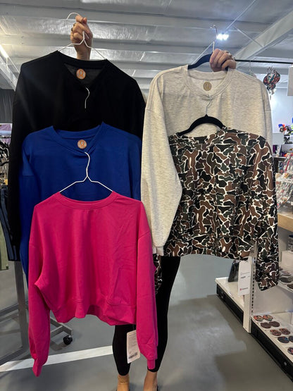 Lulu Cropped Sweatshirt