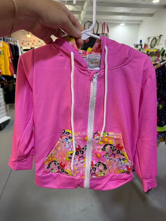 Powerpuff Zip up Hoodie