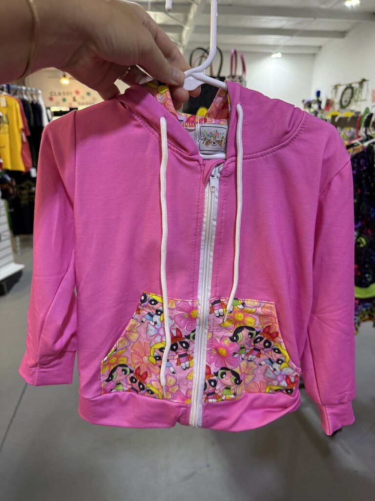 Powerpuff Zip up Hoodie