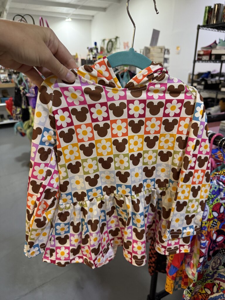 Flower Mickey Hoodie