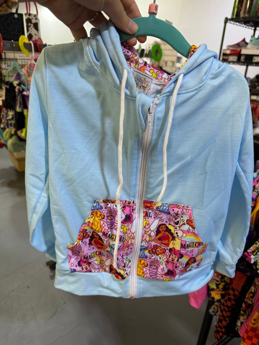 Disney Zip Up Hoodie Youth