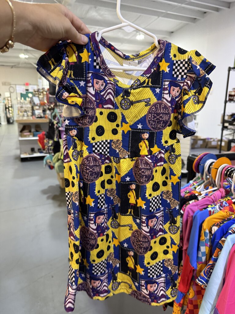 Yellow Jacket Girl Dress