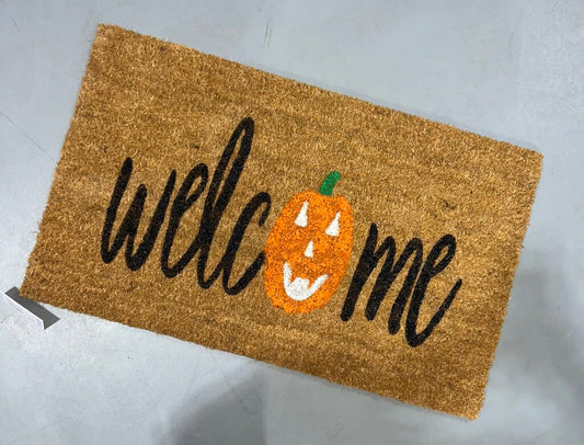 Welcome Halloween Mat