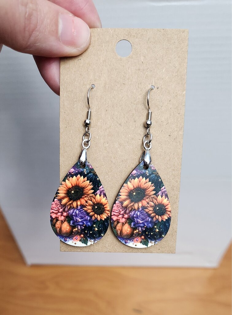 Ylwprppink Flower TD Earrings
