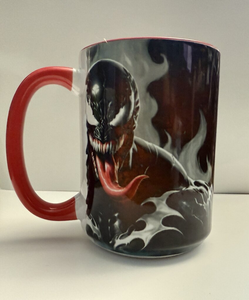 Venom Mouth Mug 15 oz red