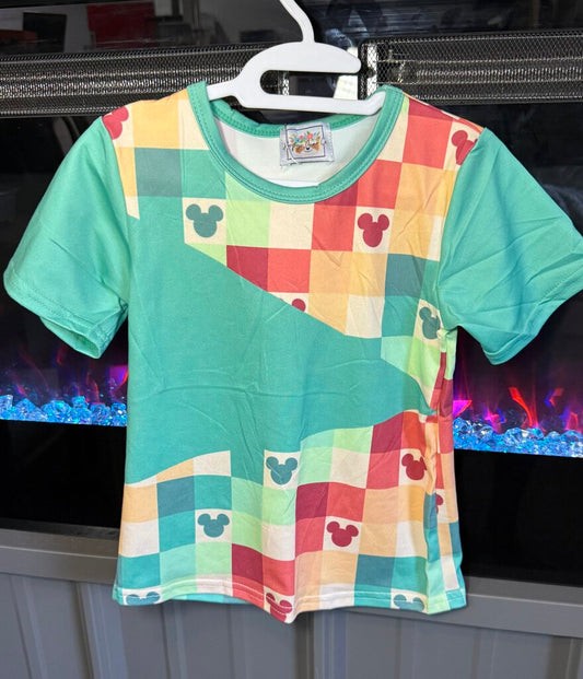 Mouse Checkered Top