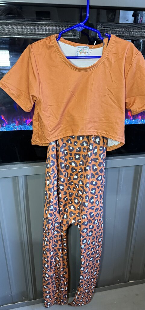 Leopard Print Romper
