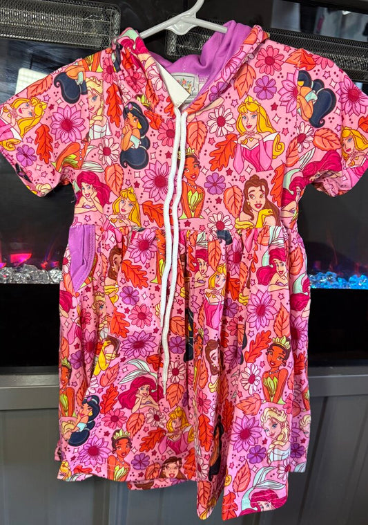 Fall Princess Hooded Dress