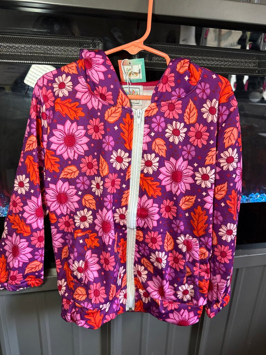 Purple Fall Flower Jacket