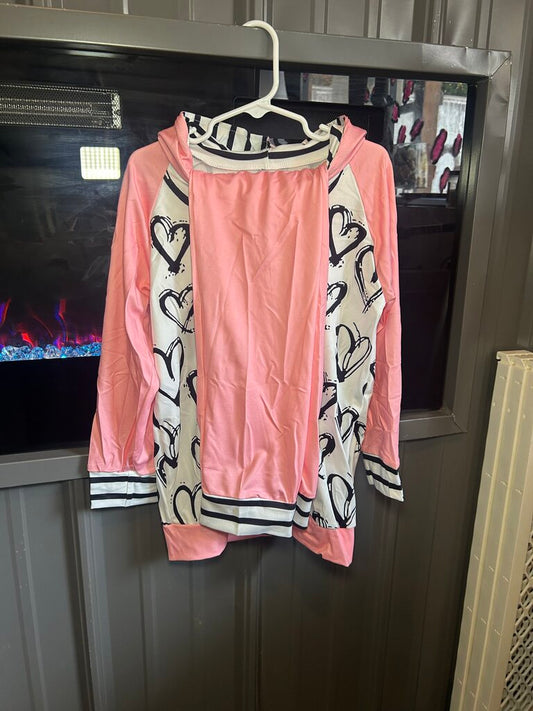 Pink & Black Heart Set