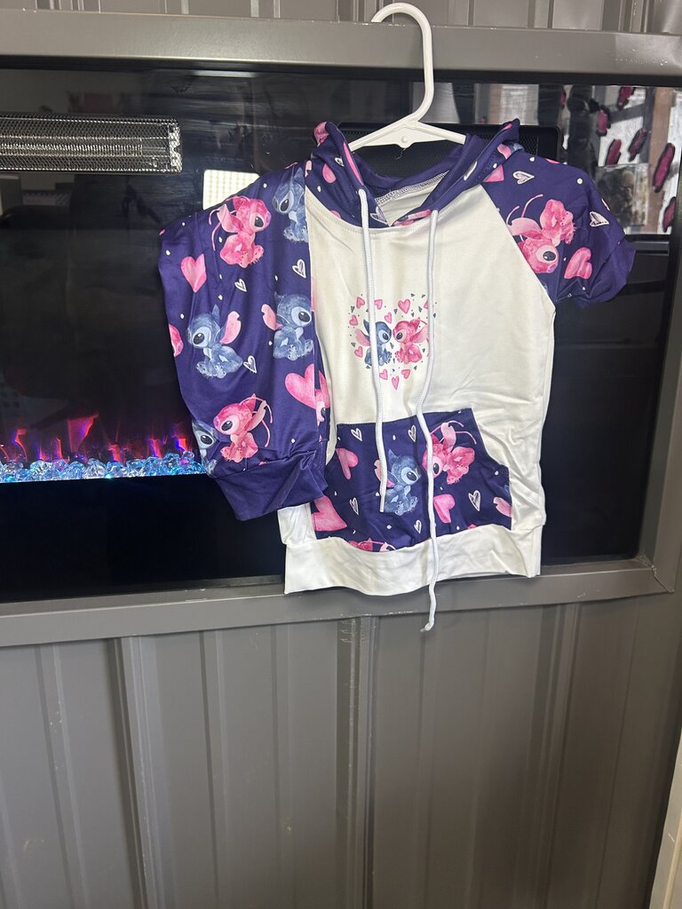 Stitch & Angel Hooded Tee Set