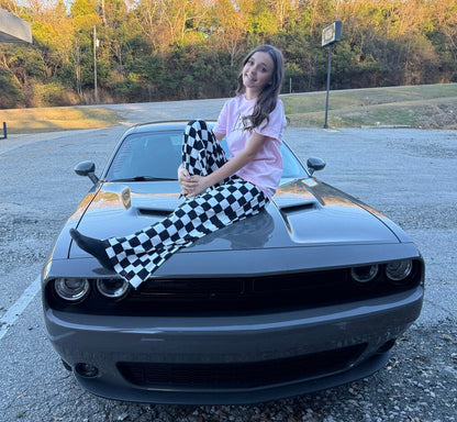 Black/White Checkered Pants