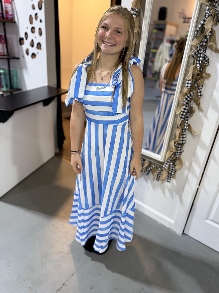 Lace Up Maxi Dress