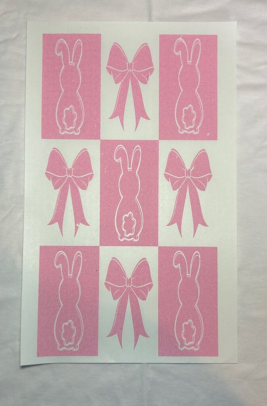 Bunnies & Bows Transfer