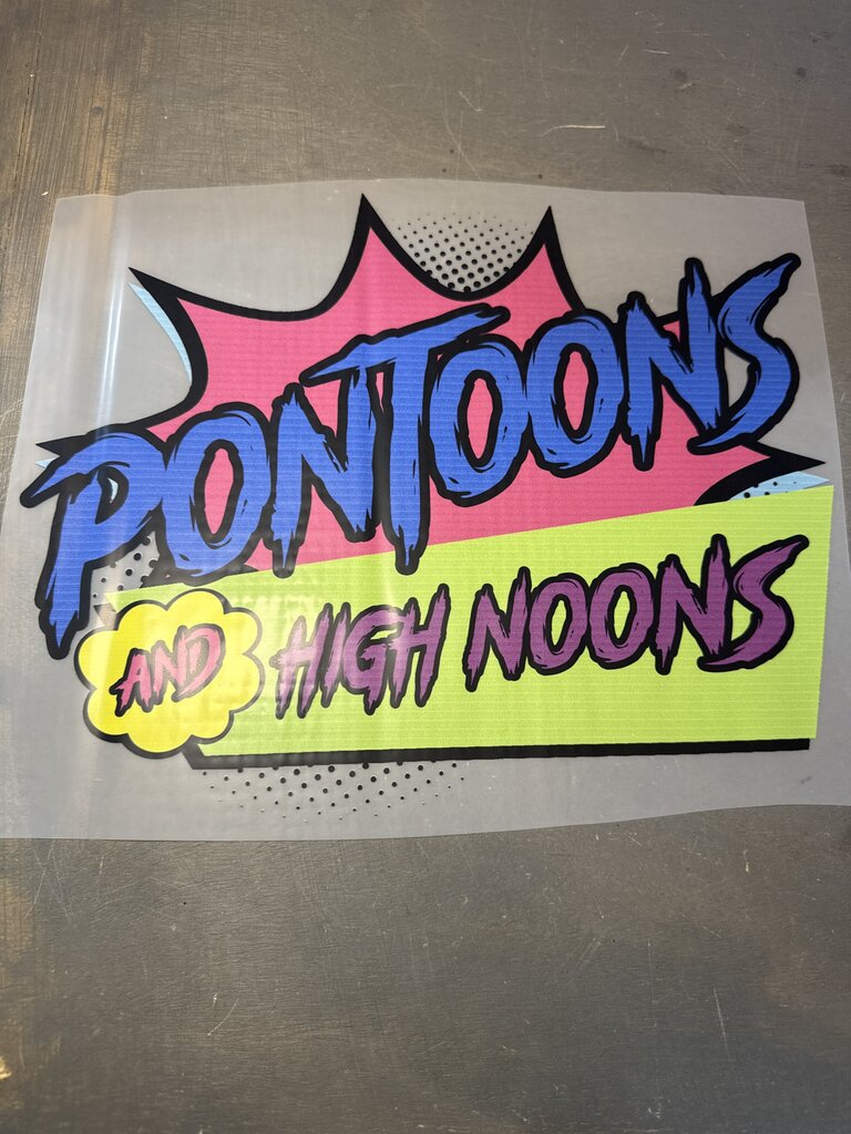Pontoons and High Noons Full Color Transfer