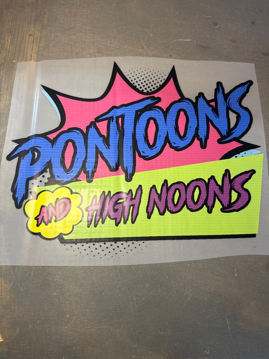 Pontoons and High Noons Full Color Transfer