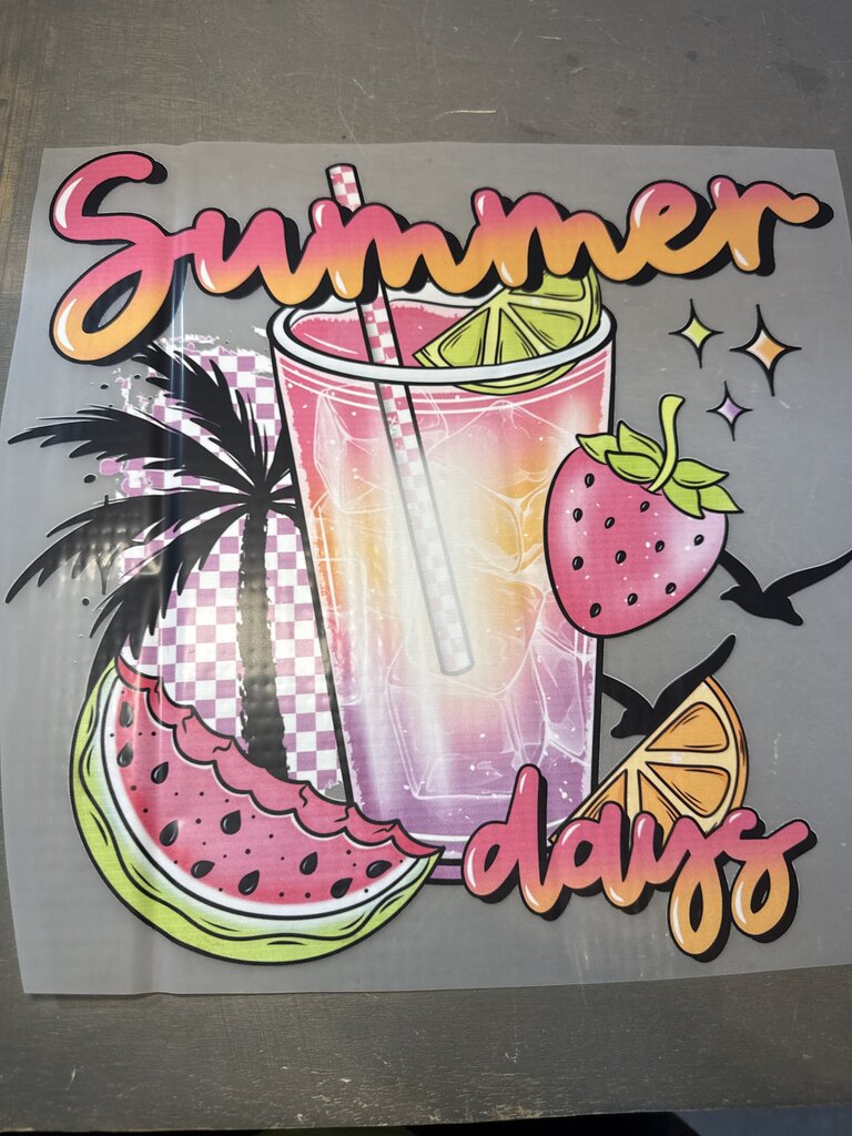 Summer Days Full Color Transfer