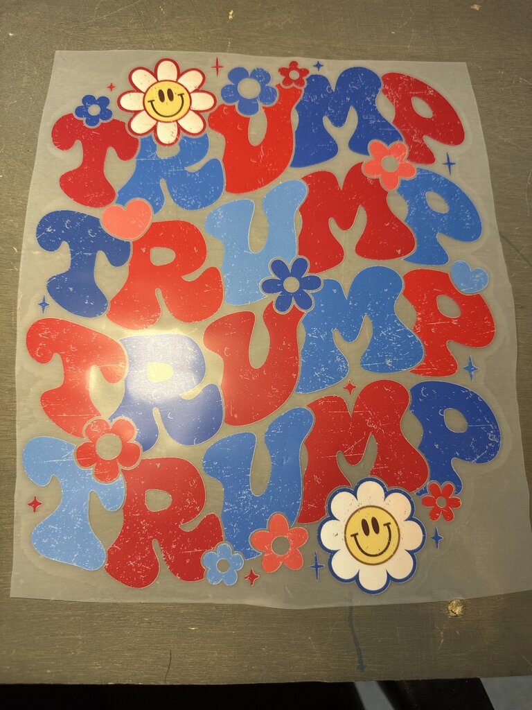 Trump Trump Full Color transfer