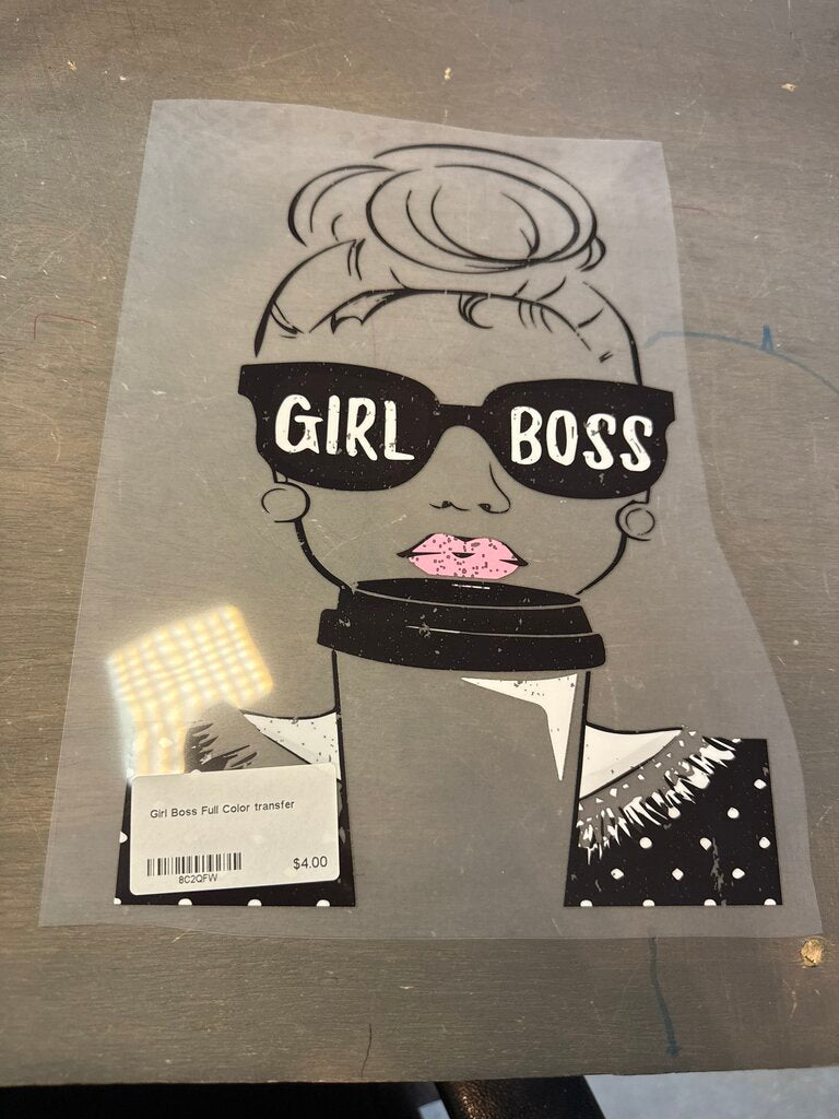 Girl Boss Full Color transfer