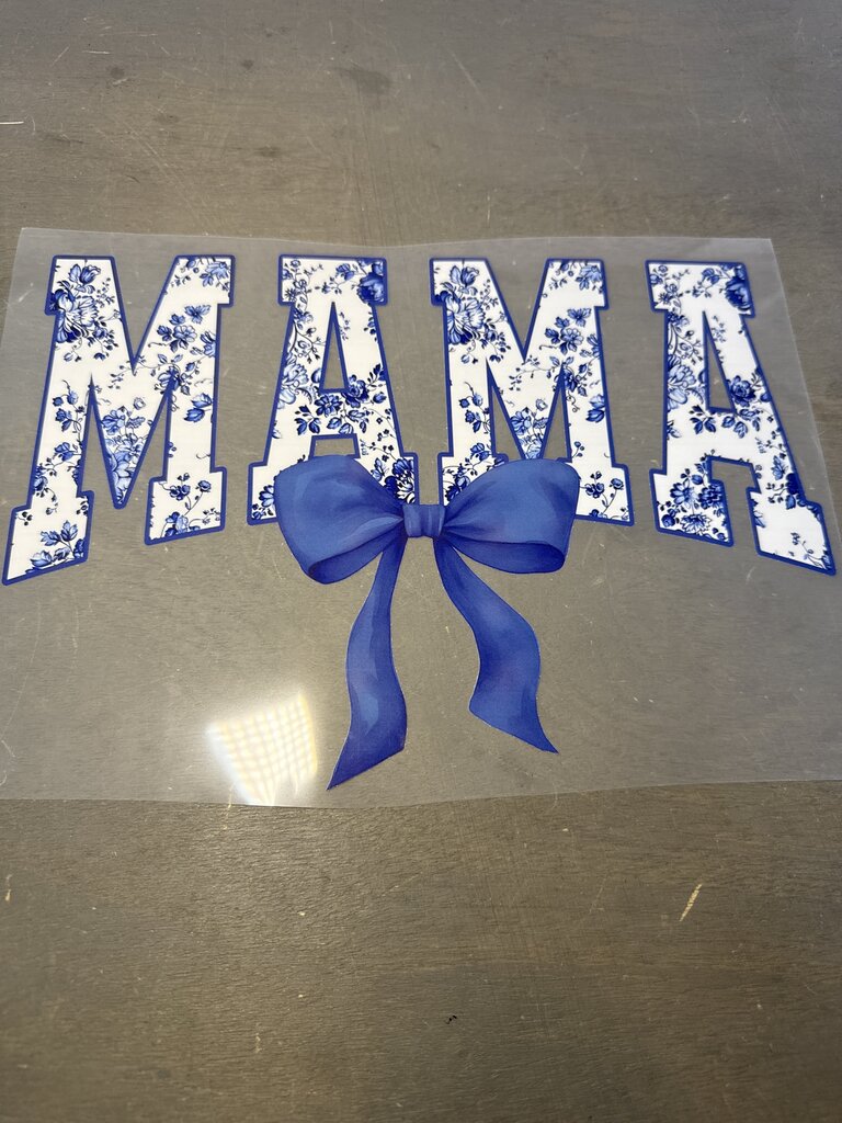 Blue Mama Full Color Transfer