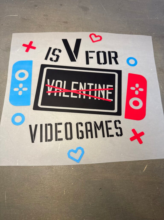 V is for Video Games Full Color Transfer