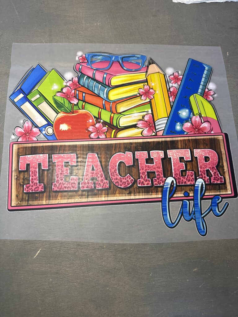 Teacher Life Full Color Transfer