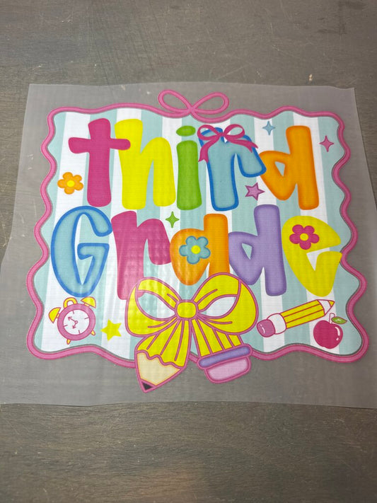 Third Grade Full Color Transfer