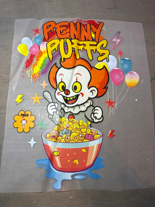 Penny Puffs Full Color Transfer
