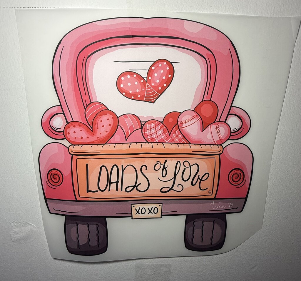 Loads of Love Full Color Transfer