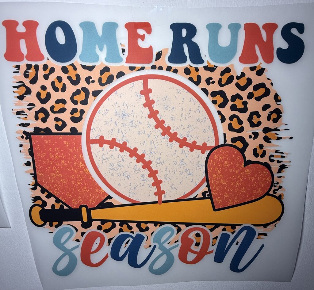 Home Run Season Full Color Transfer