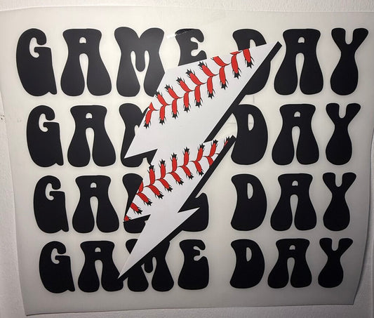 Gameday Stacked Full Color Transfer