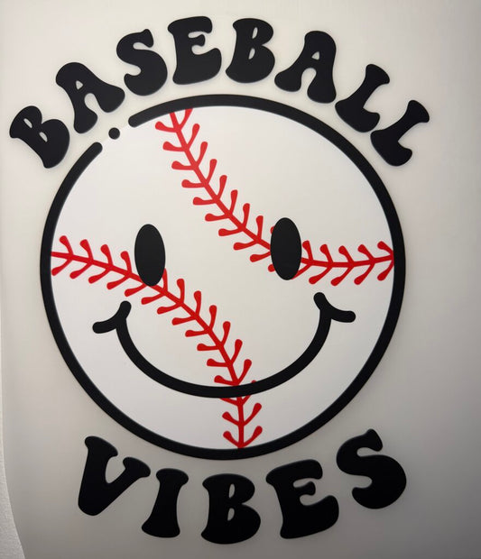 Baseball Vibes Full Color Transfer