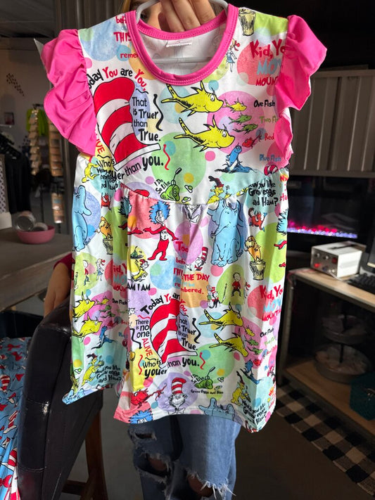 Pink Dr. Suess Dress
