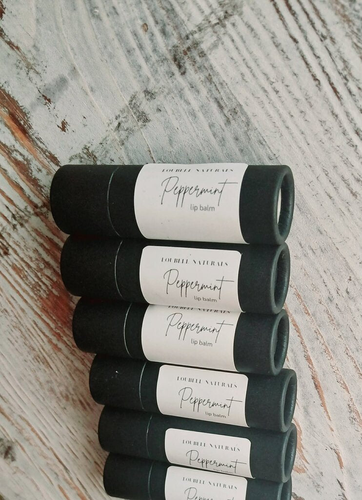 Peppermint lip balm