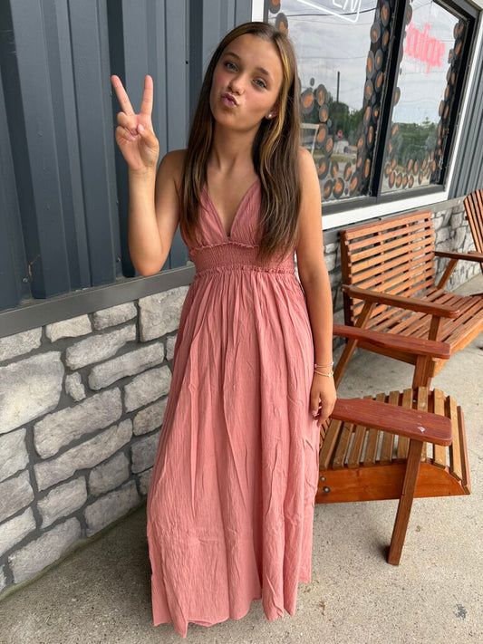 Blushing Beauty Maxi Dress