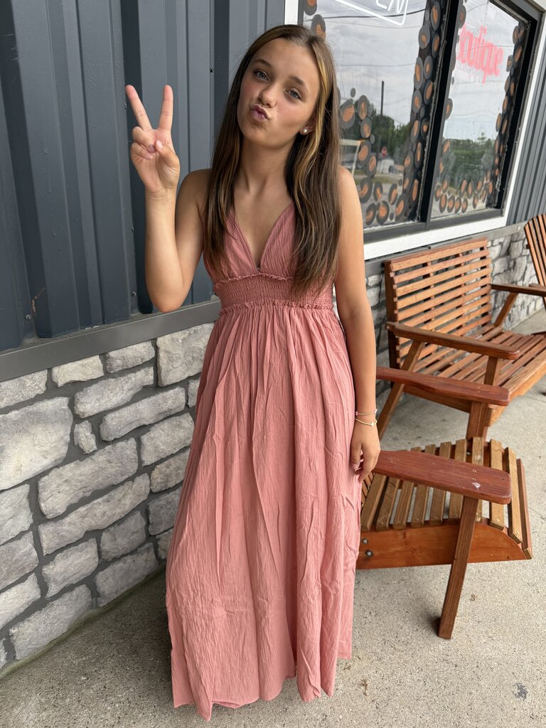 Blushing Beauty Maxi Dress
