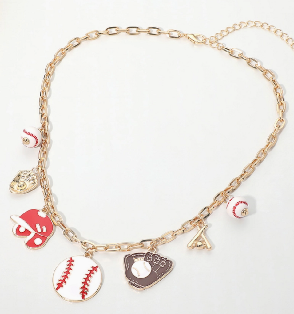 Home Plate Honey Charm Necklace