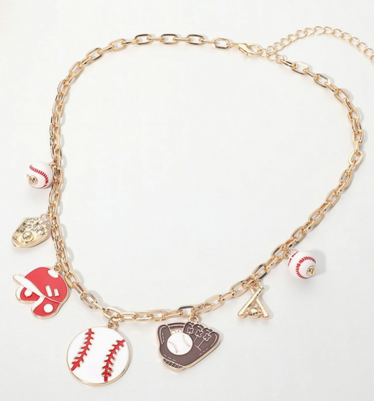 Home Plate Honey Charm Necklace