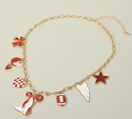 Sassy Sideline Charm Necklace