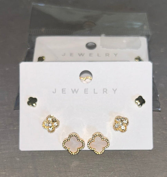 Sweet & Sassy Clover Studs