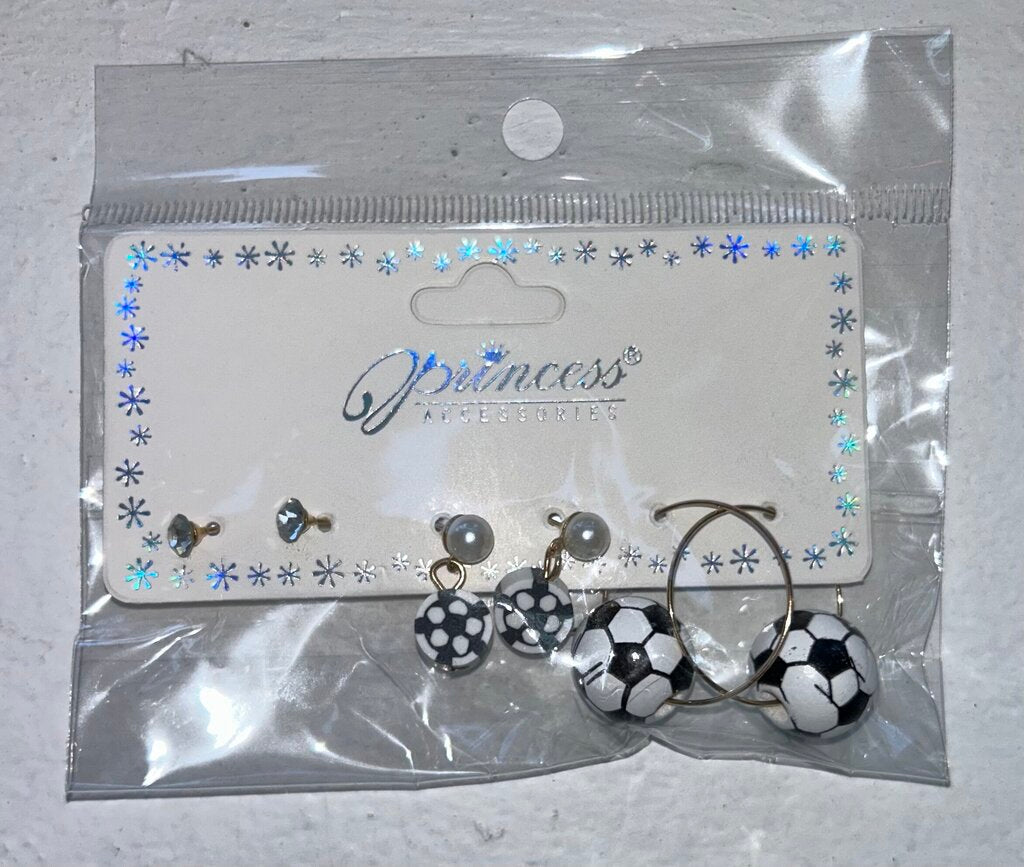 Soccer Earring Set