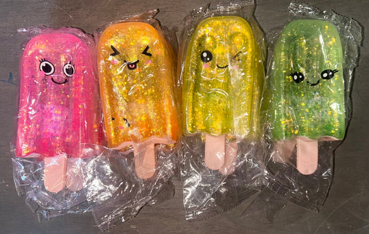 Glitter Popsicle Squish various colors