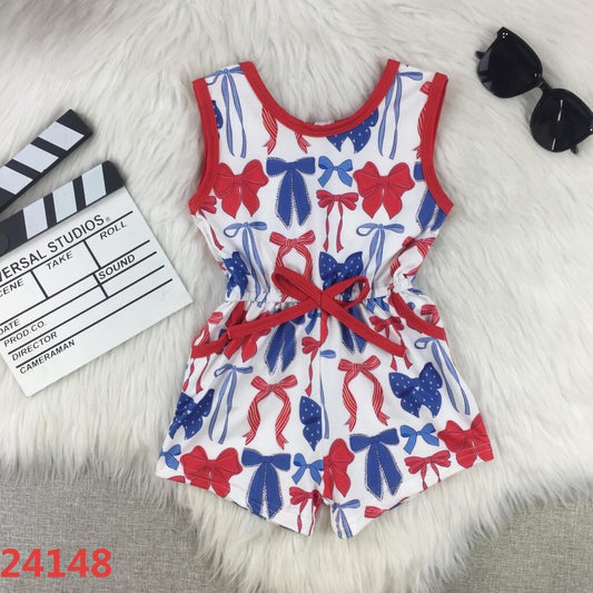 USA Bow Romper