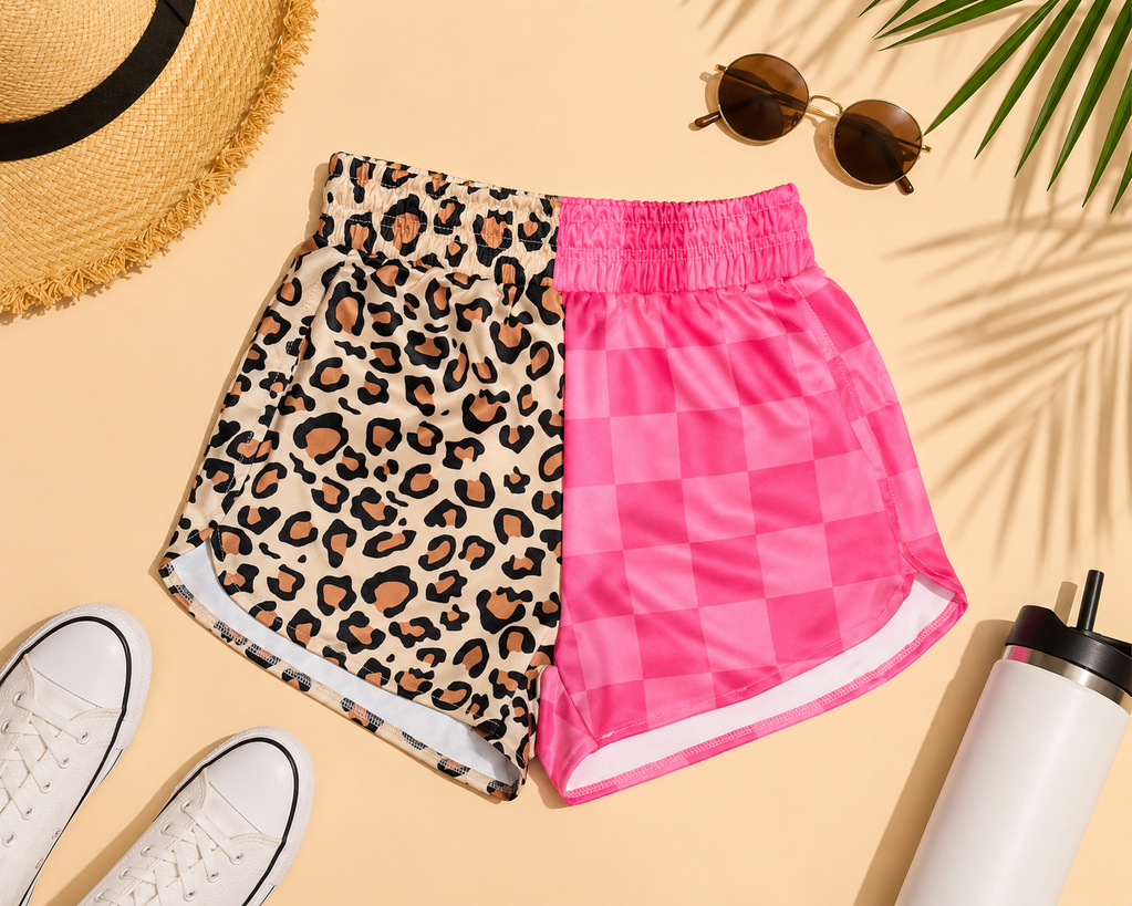 Cheetah Checkers Shorts