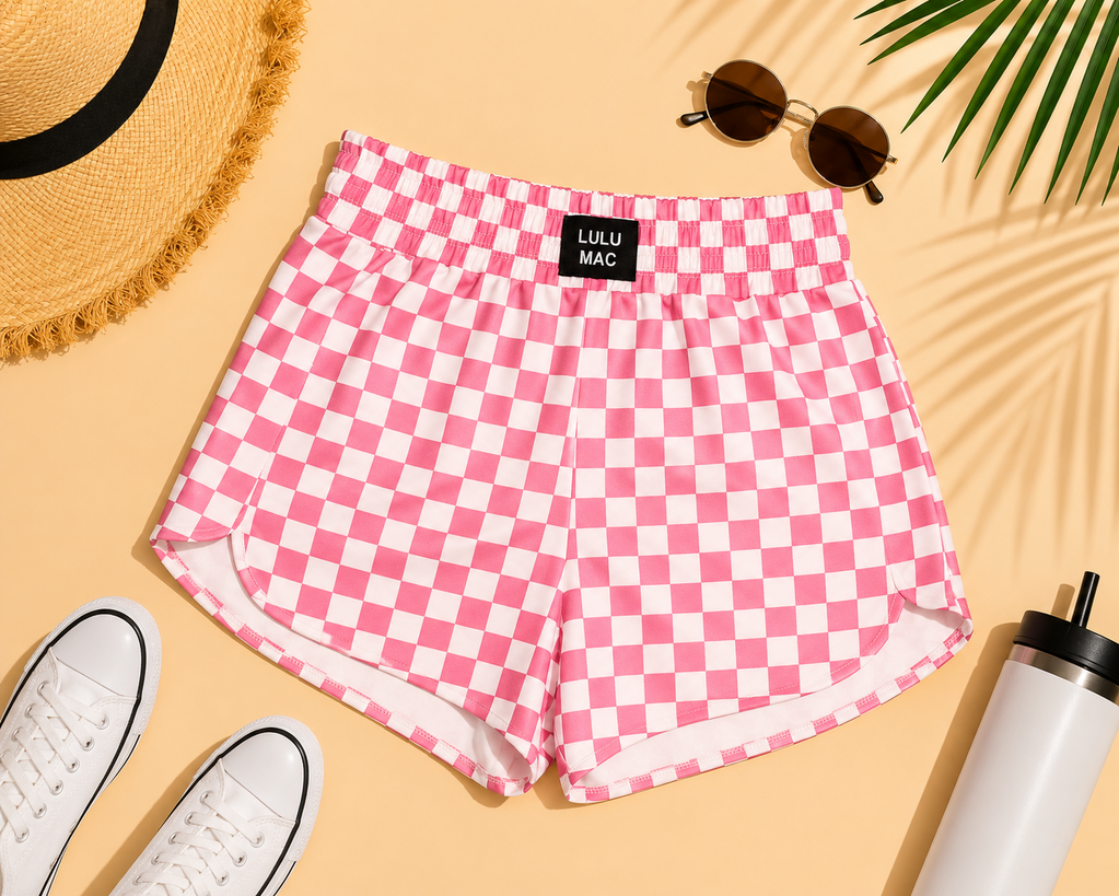 Lulu Mac Checkered Shorts